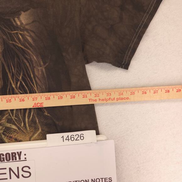 James Ryman Scarecrow Crew Neck Short Sleeve Graphic T-Shirt Mens Size XL Brown - Picture 7 of 9